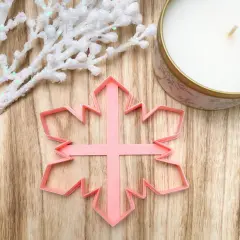 Pointy Snowflake Trinket Dish Clay Cutter | Trinket