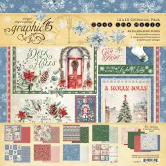 Graphic 45 Collection Pack 12"X12"-Deck The Halls