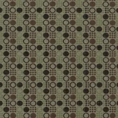 Avocado - Green AbstractGeometric,small Scale Upholstery Fabric 54 Inches"