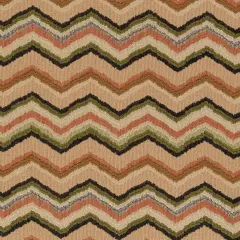 Desert - Brown,orangeRust AbstractGeometric,herringboneChevron Upholstery Fabric 54 Inches"
