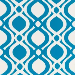 Pacific - Blue Abstract & Geometric Upholstery Fabric 54 Inches"