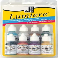 Jacquard Lumiere Mini Exciter Pack .5oz 8/Pkg-Assorted Colors