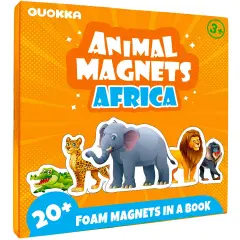 Travel Magnetic Book 20+Pcs for Kids | Africa