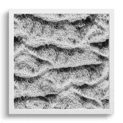 Endless Waves | Black and White Beach Art