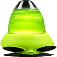 Rhode Island Novelty 13 Inch Alien Head Wax Motion Lamp