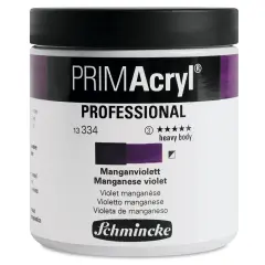 Schmincke Primacryl Professional Acrylic Paint - Manganese Violet, 237 ml Jar