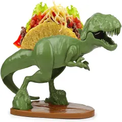 TACOsaurus Rex Sculpted Dinosaur Taco & Snack Holder