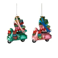 CHRISTMAS SCOOTER ORNAMENT Green