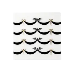 ELEGANT HALLOWEEN DINNER NAPKINS