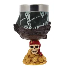 Disney Showcase Pirates of the Caribbean Goblet 7.1in H