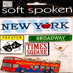 Me & My Big Ideas New York Dimensional Stickers