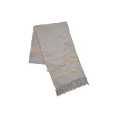 Tabb Boulder Ochre 50" x 60" Throw Blanket