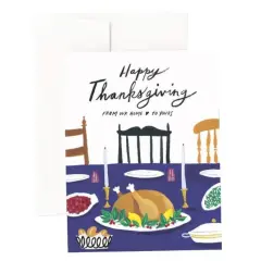 HAPPY THANKSGIVING TABLE CARD