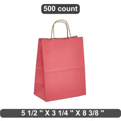 Classic Kraft Tinted Paper Bag 5.5" x 3.25" x 8.375"