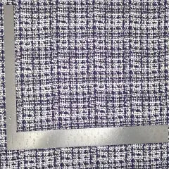 1 yard Liverpool knit geometric print fabric with stretch for tops skirts cardigans dresses 60 inches wide Purple