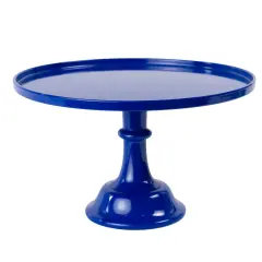 ROYAL BLUE PEDESTAL CAKE STAND