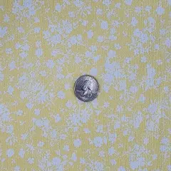 1 Yard Yellow Rayon Crinkle Crepon Apparel Fabric Soft & Airy, 50/52" Width