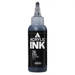 Holbein Acrylic Ink - Lamp Black, 100 ml