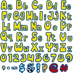 216 Pcs Cartoon Story Bulletin Board Letters for Classroom 4" Letters Combo Pack