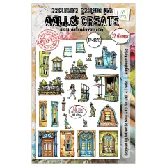 AALL And Create A5 Photopolymer Clear Stamp Set-Neighbour Notes