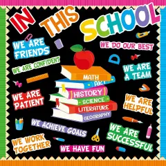 Motivational Bulletin Board Decoration Set