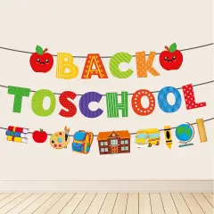 Back to School Banner(Red)