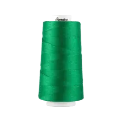 1 Pack of Kelly Green Spools Sewing Thread All Purpose Overlock Cone Durable 6000 Yard