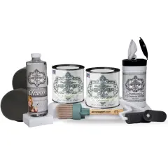 ALL-IN-ONE Paint, 2 Quart Cabinet Paint Bundle and Tool Kit Colosseum