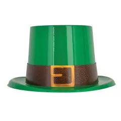 25 Pack Bulk St. Patrick's Day Plastic Leprechaun Top Hat