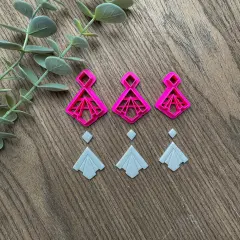DIAMOND DROP ART DECO CLAY CUTTERS