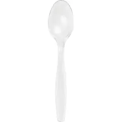 600 pc Bulk Clear Plastic Spoons