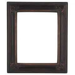 Museum Collection Gothic Ornate Picture Frame - Black Gold Oil Painting Frames | Closed Corner High-End Antique Style Frames | Open Back Frames with No Glass or Backing