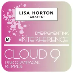 Lisa Horton Crafts Interference Ink Pad -Pink Champagne Shimmer