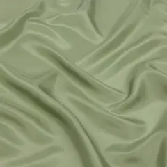 1 Yard Premium Oil Green China Silk or Silk Habotai Soft Flowing Lightweight Fabric 44 Inches Width