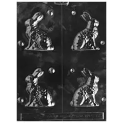 3D Small Sitting Easter Bunny Chocolate Mold for Easter Treat Bags