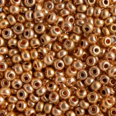 John Bead 6/0 Mixed Czech Glass Seed Beads, 100g Gold Mix