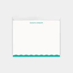 Wavy Edge Note Cards IX