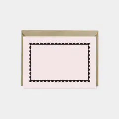 Little Scallop Border Note Cards VI