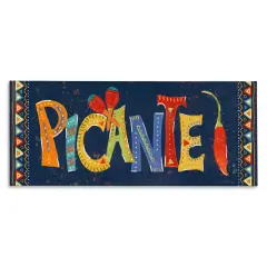 Stupell Industries Picante con Pimiento Colorido Canvas Wall Art