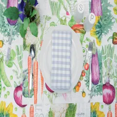 Vegetable Garden Spring Table Topper 54" x 54"