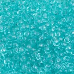 John Bead 6/0 Crystal Solgel Czech Glass Seed Beads, 500g Teal Green