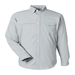 HUK&reg; Men's Tide Point Long Sleeve Shirt Harbor mist
