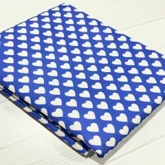 Periwinkle Hearts Lux Bonded Poly/Nylon