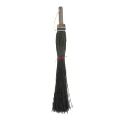 Lehman's Amish Fireplace Hand Broom, Durable Oak Handle and Black Broomcorn Bristles for Efficient Ash and Debris Cleanup