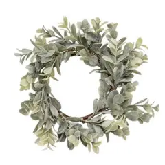 Ombre Boxwood Candle Ring 3.5"