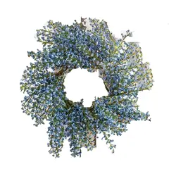 Bursting Astilbe Candle Ring Sky Blue 3.5"