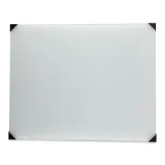 New Wave Posh Glass Tabletop Palette - 16" x 20", White