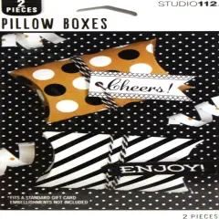 Studio112 Neutral Dots & Stripes Pillow Boxes