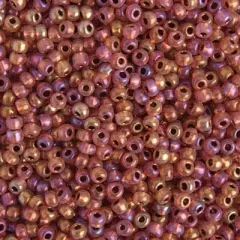 John Bead 6/0 AB Coating Solgel Czech Glass Seed Beads, 500g Pink AB