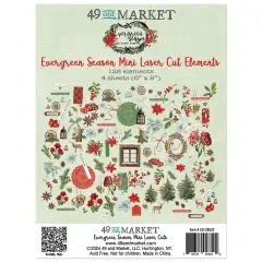 49 And Market Mini Laser Cut Outs-Evergreen Season
